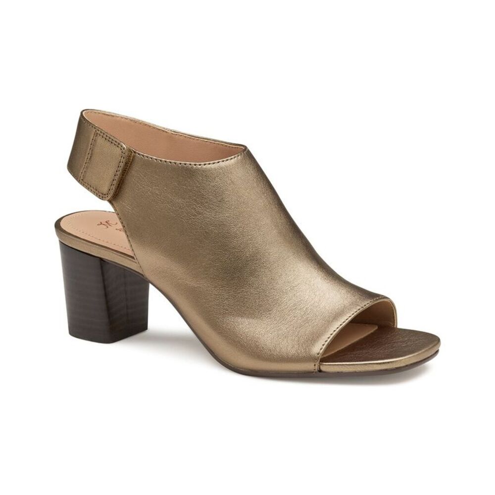 Johnston & Murphy Evelyn Leather Bootie, Bronze